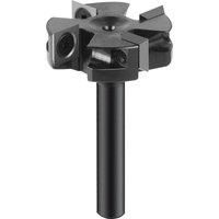 Dreanique 1PC IP4F-D40-H8 planer bits spoilboard Surfacing Bit 4-Wings for Wood Slab Flattening