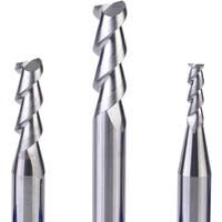 1pc 2 flutes milling cutters carbide alloy end mill cnc end milling cutter aluminum milling cutter for aluminum and woodworking