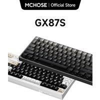 MCHOSE GX87S Aluminum Custom Mechanical Keyboard Tri-mode Wireless Bluetooth PC E-sports Gaming