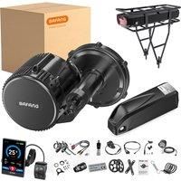 BAFANG CAN BBS01 36V 250W Motor Mid Drive Kit Ebike Conversion Kit with Battery BBS01B Mid Motor for 68-73MM Mountain Road Bike