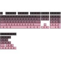 Veekos Gradient Side Printed Keycap Set Cherry Profile PBT Double Shot 136-Key Keycaps for MX