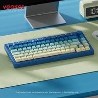 Veekos Iris Gradient SP Shine-Through Keycap Set 136-Key Cherry Profile PBT Double Shot Keycapsfor