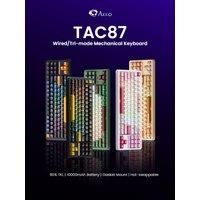 Akko TAC87 Mechanical Keyboard 80% TKL Customized Hot-swappable RGB USB Wired/2.4g&BT Wireless Gaming Keyboard Gasket Structure