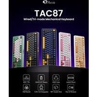 Akko TAC87 Mechanical Keyboard 80% TKL Customized Hot-swappable RGB USB Wired/2.4g&BT Wireless Gaming Keyboard Gasket Structure
