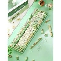 Akko 5108B Plus Mechanical Keyboard 100% Full Size Bluetooth5.0/ 2.4GHz/USB Type-C Hot-swappable RGB Customized Gaming Keyboard