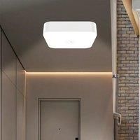 Motion Sensor Ceiling Light, 100 Detection Angle, Day & Night Modes Lamp, Wireless Type C Charge