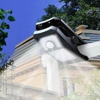 40LED Solar Lights with PIR Sensor 2 Colors3 Modes Lamp, Waterproof Easy Install Lighting for