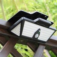 208LEDs New Solar Clip Lights Outdoor Courtyard Super Bright Human Body Induction Lighting Garden