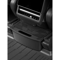 YZ For Tesla Model 3 Y Highland Juniper 2025 Rear Seat Storage Box Organizer Center Console Bins Backseat Trash Can Garbage Bag