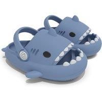 Kid'S Shark Slide Slippers In 10 Sizes And 8 Colours - Black