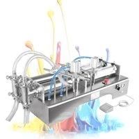 Double Head Liquid Filling Machine For Olive Oil Perfume Automatic Pneumatic Filling Machine