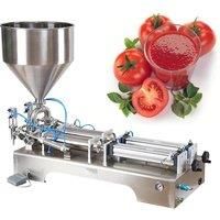 Commercial Double-Head Liquid Paste Filling Machine Cream Cream Shampoo Stainless Steel Quantitative Filling Machine