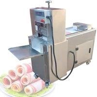Mutton Slicing Machine Commercial Lamb Cutting Roll Machine Automatic Fat Beef Frozen Meat Slicing Machine For Hot Pot Shops