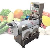 Commercial Vegetable Cutting Machine Automatic Food Cutter Double Head Dicing Vegetable Slice Machine