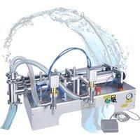 Commercial Beverage Juice Wine Milk Quantitative Filling Machine Stainless Steel Double Head Liquid Filling Machine