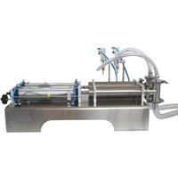 Pneumatic Liquid Filling Machine with Double Head Commercial Automatic Bottle Filler for Cosmetic Beverage