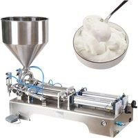 Double-head liquid paste dual-use filling machine cream cream shampoo commercial stainless steel quantitative filling machine