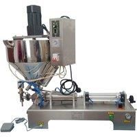 110V 220V Paste Liquid Filling Machine Peanut Butter Honey Cream Emulsion Heating Stir Type Filling Machine