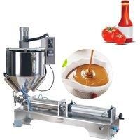 Heating And Stirring Paste Filling Machine Commercial Stainless Steel Single-Head Quantitative Filling Machine