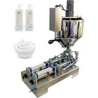 Double Head Cream Filling Machine For Shampoo Shower Gel Detergent Starting Quantitative Filling Machine
