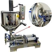 Horizontal Commercial Quantitative Paste Filling Machine Automatic Double-Head Cosmetics Honey Paste Liquid Filling Machine