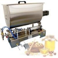 Piston Pneumatic Single Head Foot Control Filling Machine Stainless Steel Stir Type Filling Machine