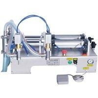 Beverage Juice Wine Milk Quantitative Filling Machine Stainless Steel Double Head Liquid Filling Machine