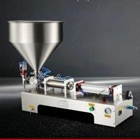 Commercial Pneumatic Paste Filling Machine With Single Cylinder Piston Shampoo Cream Sauce Lotion