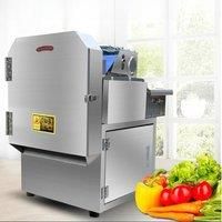 Commercial Electric Vegetable Slicer Shredder Cut Into Segments Potatoes Cucumbers Celery Chives Radishes Scallions Cutter Machi