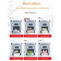 Wholesale Price Desktop Stainless Steel Electric Fresh Meat Shredding Machine Drawer Type Meat Slicer