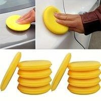 12/24Pcs Waxing Sponges Car Polishing & Detailing Ultra-Soft Foam Applicator Pads for Seamless Curing Car Wash Kit
