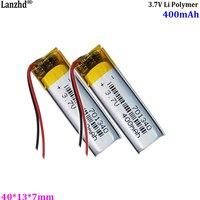 3.7V soft-pack polymer lithium battery For walkie-talkie amplifier scanner camping LED light battery 701340 400mAh
