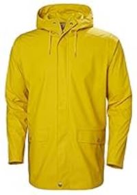 Helly Hansen Men's Moss Outdoor Waterproof Rain Coat, Essential Yellow, Large