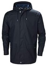 Helly Hansen Men's Moss Outdoor Waterproof Rain Coat, Navy, 2X-Large