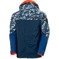 Helly Hansen Unisex ULLR D Shell Ski Jacket Blue 2XL