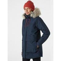 Helly Hansen Women/'s W COASTAL PARKA Coat, 597 NAVY, S