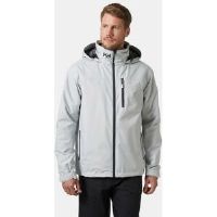 Helly Hansen Men's Crew Hooded Midlayer Sailing Jacket 2.0 Grey XL - Grey Fog - Male