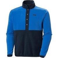 Helly Hansen Men's Daybreaker Snap Pullover Blue S - Cobalt Blue - Male