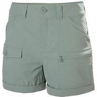 Helly Hansen Women's Maridalen Quick Dry Cargo Shorts Green M - Grey Cactus Green - Female