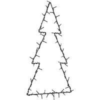 Christmas Lights Christmas Tree Silhouette 80 LEDs Warm White