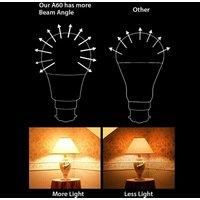 B22 Thermoplastic LED Bulb, 12W, 850Lm, Ra£80 PF>0.5 Plastic with Milky PC Cover, 2700K (Pack of 10 Bulbs)