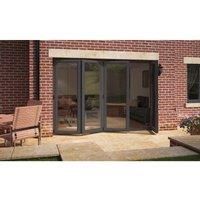 ATT Fabrications Limited Model 10 Bi-fold Door - Grey White - 4-3-1 - 2990Mm X 2090Mm - including Cill & Vent