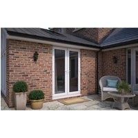 ATT Fabrications Limited Model 4 French Door (dual Handle) - White - Lh Master Open Out - 1190Mm X 2090Mm (including Cill & Vent)