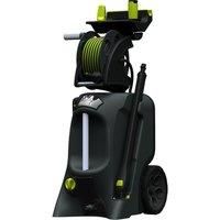 AVA Evolution P70 Pressure Washer, 150 Bar 540 LPH 2400 W, High Power Electric Jet Washer with Foam Cannon, Follow-Me Hose Reel, Zoom Lance, Used for Patios, Cars, Includes Turbo and Vario Nozzles