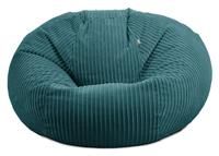rucomfy Beanbags Soft Corduroy Goliath Giant Bean Bag Chair - Extra Large Living Room Seating Home Furniture - Machine Washable - 120 x 120 x 125cm (Teal, Beanbag Only)