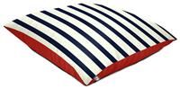 rucomfy Stripe Indoor Outdoor Bean Bag - Navy