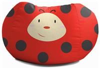 rucomfy Beanbags Animal Kids Bean Bag. Toddler Bedroom Chair. Machine Washable. Comfortable & Durable. 60 x 80cm (Beanbag Only, Ladybird)