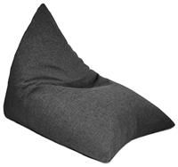 rucomfy Barley Fabric Humbug Beanbag - Charcoal
