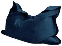 rucomfy Beanbags Extra Large Luxurious Velvet Squashy Squarbie Bean Bag. Use as Cushion, Chair or Lounger. 160 x 120cm (Peacock Blue)