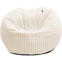 rucomfy Beanbags rucomfy Kids Slouchbag Bean Bag - Jumbo Cord - Ivory, White